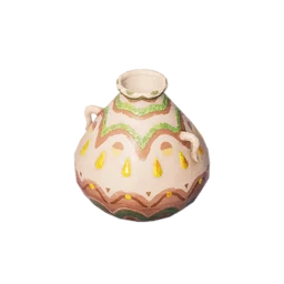 Colorful Potbelly Vase