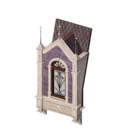 Star-Peeking Attic Window: Frame
