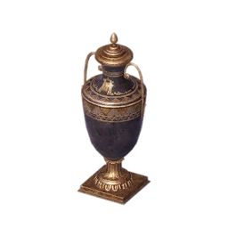 Twin-Handled Gilt Vase