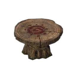 Painted Round Stand