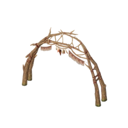 Feather-Adorned Arch