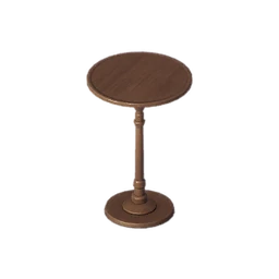 Tall Wooden Pattern Table