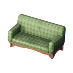 Woodlaze Plaid Sofa