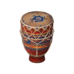 Vibrant Floral Drum