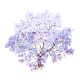 Pink-Purple Gradient Cloud Tree
