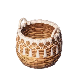 Floral Woven Basket