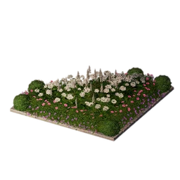 Corner Flowerbed