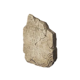 Weathered Stone Tablet