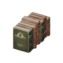 Gilded Book Stack