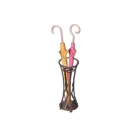Wire Flower Umbrella Basket