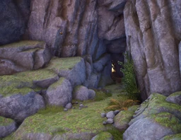 Spira Waterfall Cliff Cavern