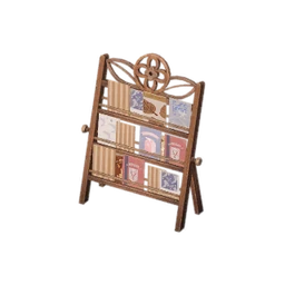 Carved Magazine Rack