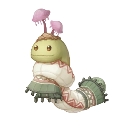 Floral Scarf Worm
